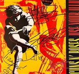 Guns N' Roses RARE In-Person Group Signed Use Your Illusion I Record Album (Third Party Guaranteed)