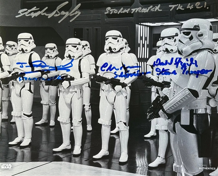 Star Wars Stormtrooper Multi-Signed 8" x 10" Photo (Third Party Guaranteed)