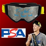 Tommy Edman 2024 Playoff Used & Signed New Era Celebration Goggles (PSA/DNA)