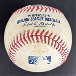 Freddie Freeman Signed & Game Used OML Baseball :: Used 7-5-2024 LAD vs. MIL :: Ball Pitched to Freeman & Hit for Single! (World Series Season)(PSA/DNA & MLB Hologram)