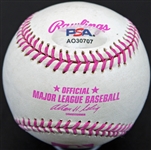 Steven Spielberg Signed Pink Stitch OML Baseball (PSA/DNA)