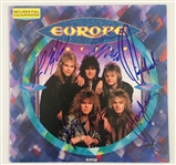 Europe In-Person Group Signed “Carrie” 45 RPM Record (5 Sigs) (John Brennan Collection) (JSA Authentication)