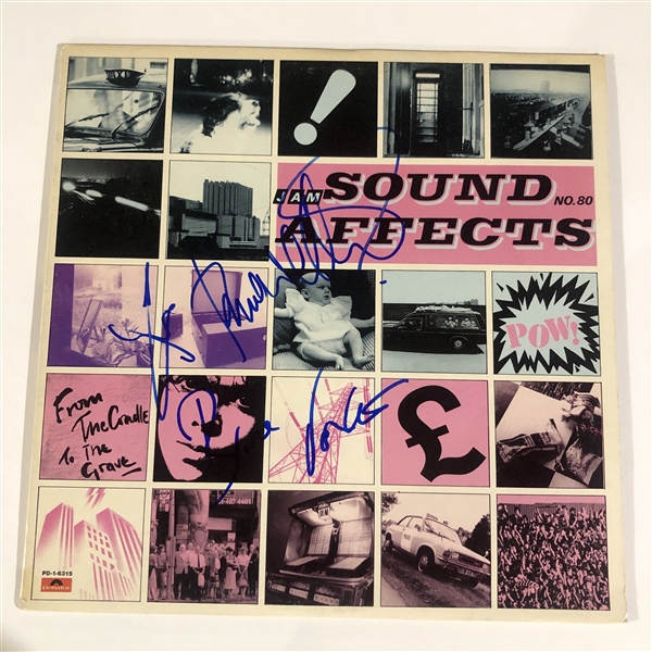 The Jam Group Signed “Sound Affects” Album Record (3 Sigs) (JSA Authentication) (John Brennan Collection) 