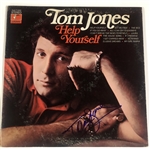 Tom Jones Signed “Help Yourself” Album Record (JSA Authentication) (John Brennan Collection) 