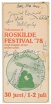 Bob Marley & The Wailers Rare Signed Program for the 1978 Rosklide Festival in Denmark (Tracks UK LOA & Beckett/BAS LOA)