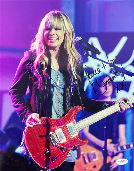 Lot of 2 Orianthi Autographed 11" x 14" Photos - Michael Jacksons lead guitarist! (JSA COA)