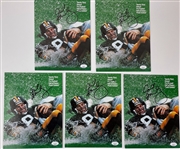 Coach Mike Mularkey Signed Memorabilia Lot w/ Photos, Cards, Etc (23 Pieces) (JSA Stickers)
