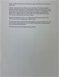 Ted Kennedy Signed Souvenir Copy Of Congressional Record Re: U.S. Relations With China (University Archives)