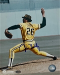 Jim Bibby Signed 8" x 10" Photo (Schwartz Sports)
