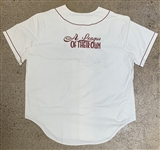 RARE Rockford Peaches AAGPBL Multi-Signed A League of Their Own Baseball Jersey (5 Sigs)(Third Party Guaranteed)