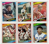 1984 Topps Partial Football Trading Card Set w/ Elway Rookie, Marino, Montana, ETC (305/396)