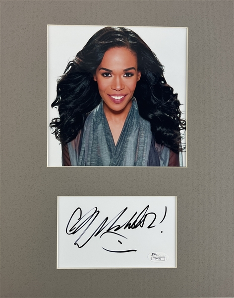 Destinys Child: Michelle Williams Signed Cut Signature in Matted Display (JSA)