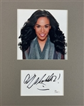 Destiny's Child: Michelle Williams Signed Cut Signature in Matted Display (JSA)