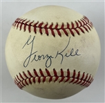 George Kell Signed OAL Bobby Brown Baseball (JSA COA)