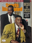Larry Johnson Signed 1990 Sports Illustrated Magazine Cover (JSA)