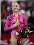 Nastia Liukin Signed & Olympic Gold Inscribed 11 x 14 Photo (PSA/DNA)