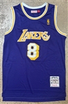 Kobe Bryant Signed Mitchell & Ness Purple Jersey (PSA/DNA)