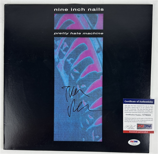 Nine Inch Nails: Trent Reznor Signed "Pretty Hate Machine" Debut Album (PSA/DNA)