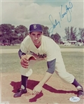 Sandy Koufax Signed 8 x 10 Brooklyn Dodgers Photograph (JSA)