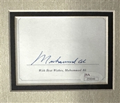Legends of Sport Limited Edition 1/5 Display w/ Muhammad Ali, Michael Jordan, & Tiger Woods (JSA)(Beckett/BAS)