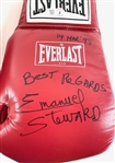 Emanuel Steward Signed Boxing Glove (Beckett/BAS)