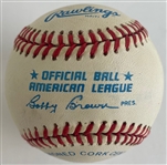 Brett Butler Signed OAL Baseball (Third Party Guarantee)