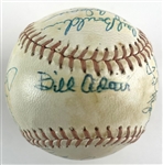 1963 Toronto Maple Leafs Minor League Team Signed OIL Baseball (15/Sigs)  (Beckett/BAS)