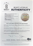 1963 Toronto Maple Leafs Minor League Team Signed OIL Baseball (15/Sigs)  (Beckett/BAS)