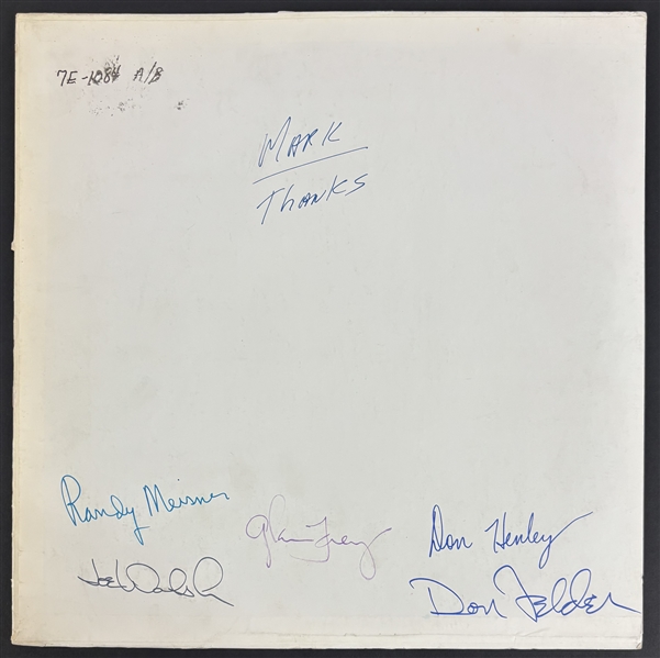 The Eagles: Multi-Signed Promotional "Hotel California" Album Sleeve (5 Sigs)(JSA LOA)(PSA/DNA LOA)