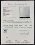 The Eagles: Multi-Signed Promotional Hotel California Album Sleeve (5 Sigs)(JSA LOA)(PSA/DNA LOA)