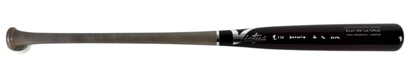 Elly De La Cruz Signed Victus Baseball Bat (Beckett/BAS Witnessed)