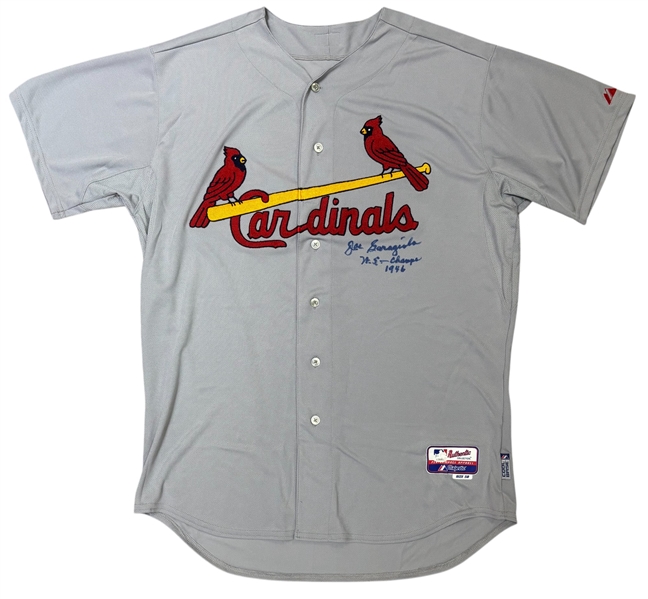 Joe Garagiola Signed & Inscribed St. Louis Cardinals Jersey (JSA)