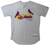 Joe Garagiola Signed & Inscribed St. Louis Cardinals Jersey (JSA)