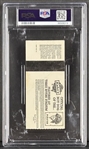 1986 Pittsburgh Pirates Ticket Stub :: Bonds 18th Career HR! (PSA/DNA Encapsulated)