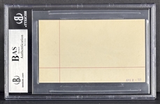 Ray Meyer Signed Page (Beckett/BAS Encapsulated)