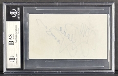 Jenna Jameson Signed Index Card (Beckett/BAS Encapsulated)