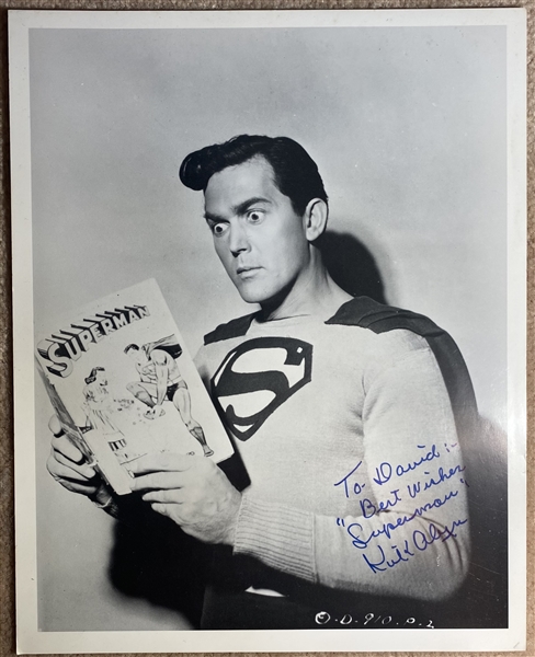 Kirk Alyn Vintage Signed & "Superman" Inscribed 8" x 10" Photograph (Third Party Guaranteed)