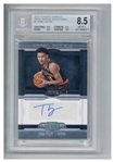 2018 Trae Young Signed Ltd. Ed. Panini Dominion Regal Rookie Card w/ Gem Mint 10 Auto! (Beckett/BAS Encapsulated)