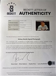 Mickey Mantle Signed 11 x 14 Color Yankees Photograph (Beckett/BAS)