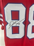 Dawson Rambo Knox #88 Signed Red Buffalo Bills Jersey (JSA Witnessed)