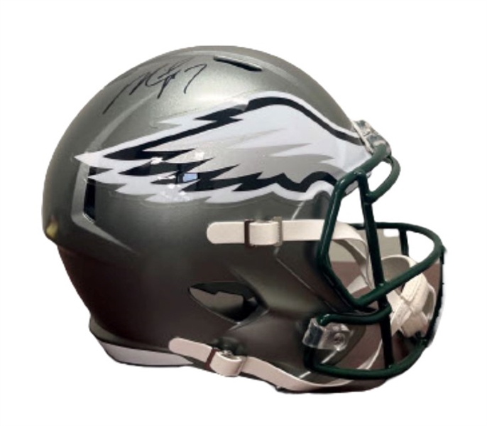 Michael Vick Signed Eagles Flash Alt Helmet (JSA COA)
