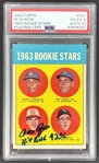 Pete Rose Signed 1963 Topps Rookie Stars w/ Gem Mint 10 Auto! (PSA/DNA Encapsulated)