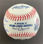 Pete Rose Lot of Four Signed OML Baseball with I'm Sorry I Bet on Baseball Inscription (Pete Rose Sticker)