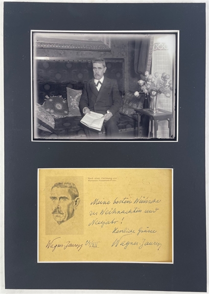 Nobel Prize Winner: Julius Wagner-Jauregg Signed Cut (Beckett/BAS)