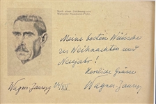 Nobel Prize Winner: Julius Wagner-Jauregg Signed Cut (Beckett/BAS)