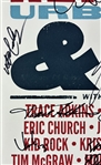 Multi-Signed All for the Hall Fundraiser Poster w/ Keith Urban, Vince Grill, Jason Aldean, & More! (Third Party Guaranteed)