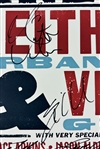 Multi-Signed All for the Hall Fundraiser Poster w/ Keith Urban, Vince Grill, Jason Aldean, & More! (Third Party Guaranteed)