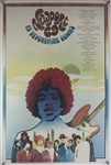 Excellent Unsigned 1969 Jimi Hendrix Poster
