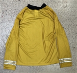Star Trek: William Shatner Signed Star Trek Tunic with Capt Kirk Inscription (Photo Proof & JSA Witnessed COA)