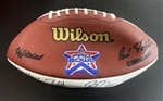 Atlanta Falcons: Lot of 5 Pro Bowl Mike Mularkey Signed Pieces including Hats, Footballs, and Mikes Shirt! (JSA) 